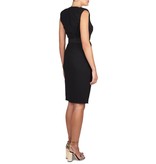Elisabetta Franchi Sleeveless wrap dress black