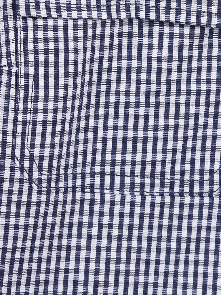 Elisabetta Franchi Geruite body blauw