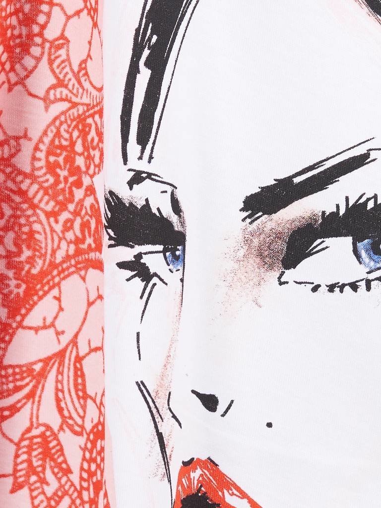 Elisabetta Franchi T-shirt met ketting detail wit