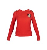 Pierre Balmain Sweatshirt mit Anker-Anwendung rot