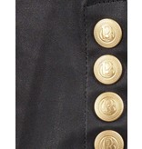 Pierre Balmain Leather Leggings with zip black