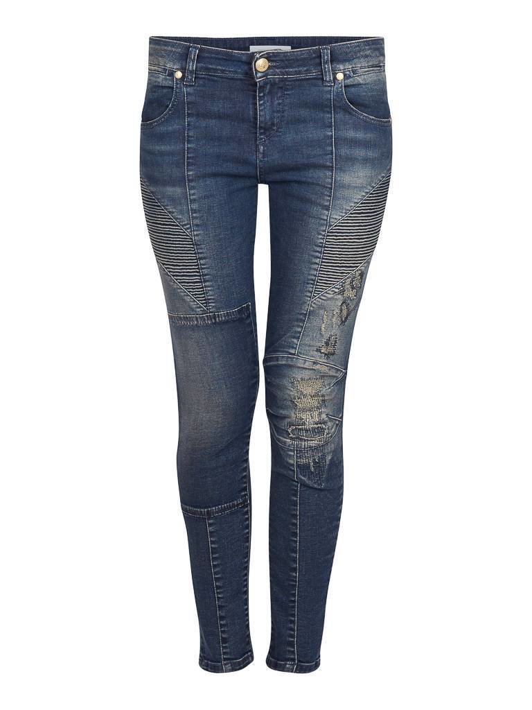 Pierre Balmain Distressed jeans blauw