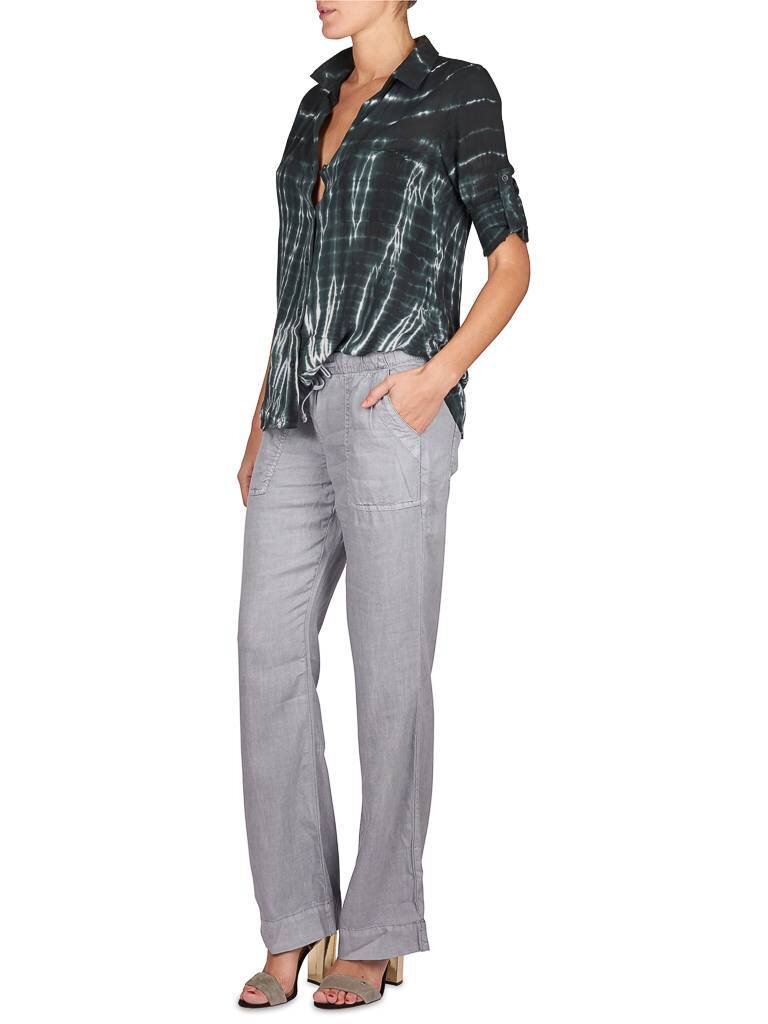 Bella Dahl Tie dye Bluse dunkelgrün