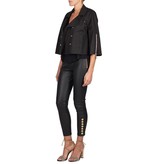 Elisabetta Franchi Zweireihig Kurzmantel schwarz