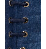 Elisabetta Franchi Lace-up jeans blauw