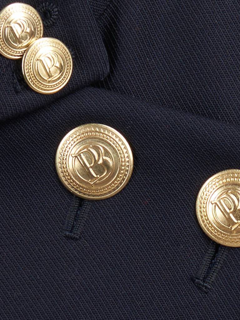 Pierre Balmain Jacke mit goldenen Knöpfen dunkelblau