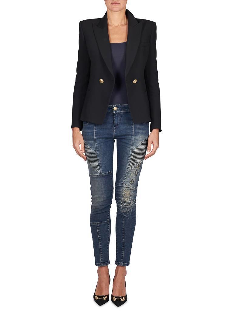 Pierre Balmain Blazer with two golden buttons black