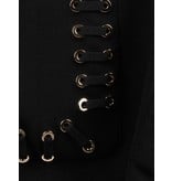 Elisabetta Franchi Dress with lace details black