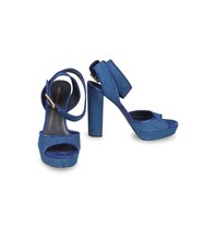 Pierre Balmain Sandalen Denim blau