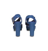 Pierre Balmain Sandalen Denim blau