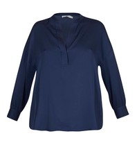 Vince V-neck blouse dark blue