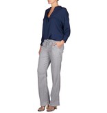 Vince V-Hals blouse donkerblauw