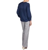 Vince V-Hals blouse donkerblauw