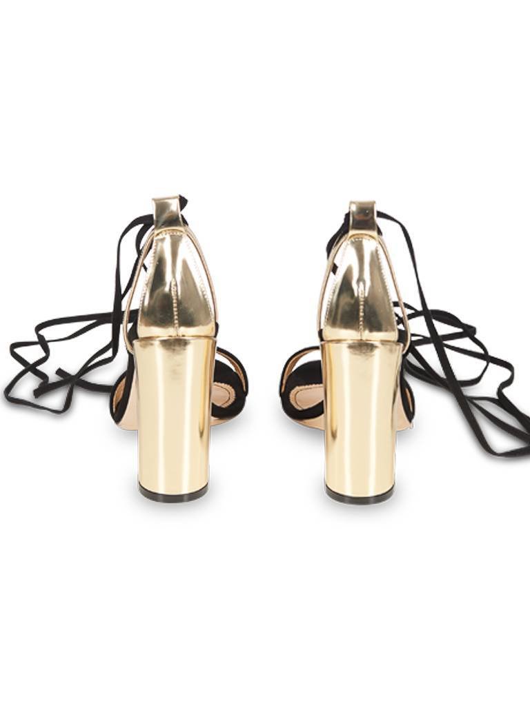 Elisabetta Franchi Lace-up sandals black