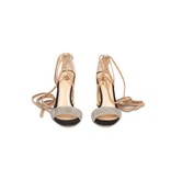 Elisabetta Franchi Lace-up sandalen zwart-beige