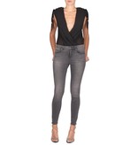 Elisabetta Franchi Crossover body with laces black