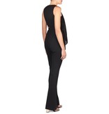 Elisabetta Franchi Jumpsuit met kralen zwart
