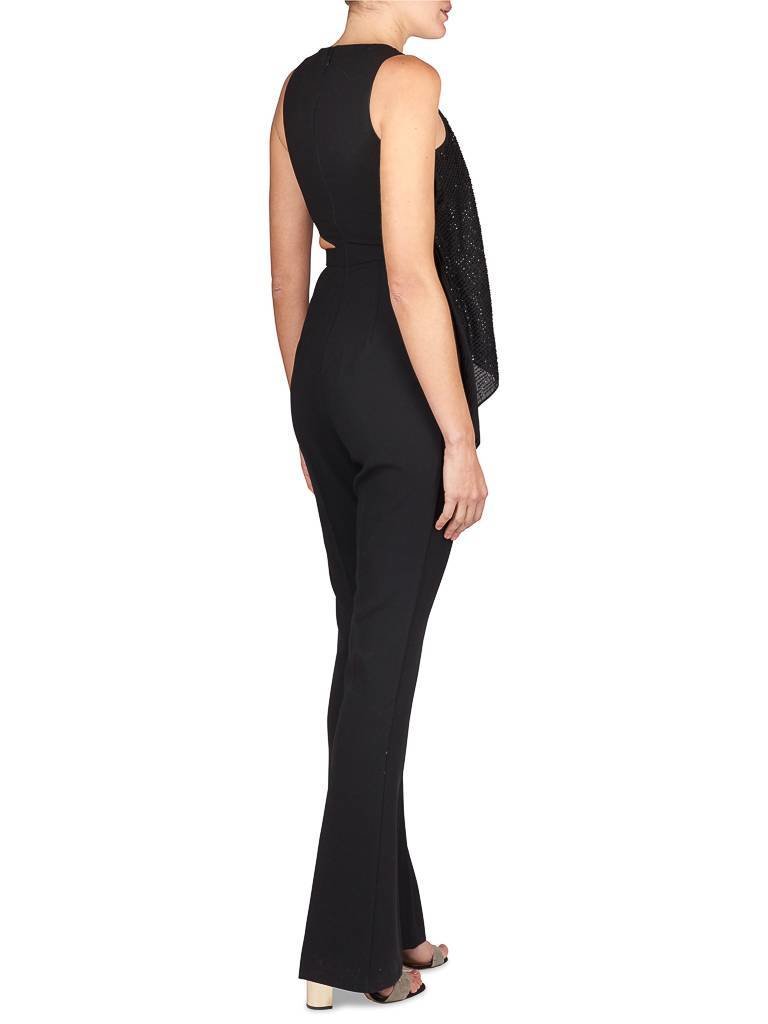 Elisabetta Franchi Jumpsuit with beads black
