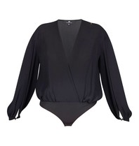 Elisabetta Franchi Longsleeve body black