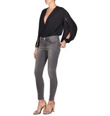 Elisabetta Franchi Body mit langen Ärmel schwarz