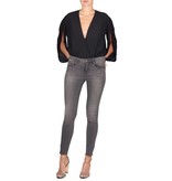 Elisabetta Franchi Body mit langen Ärmel schwarz