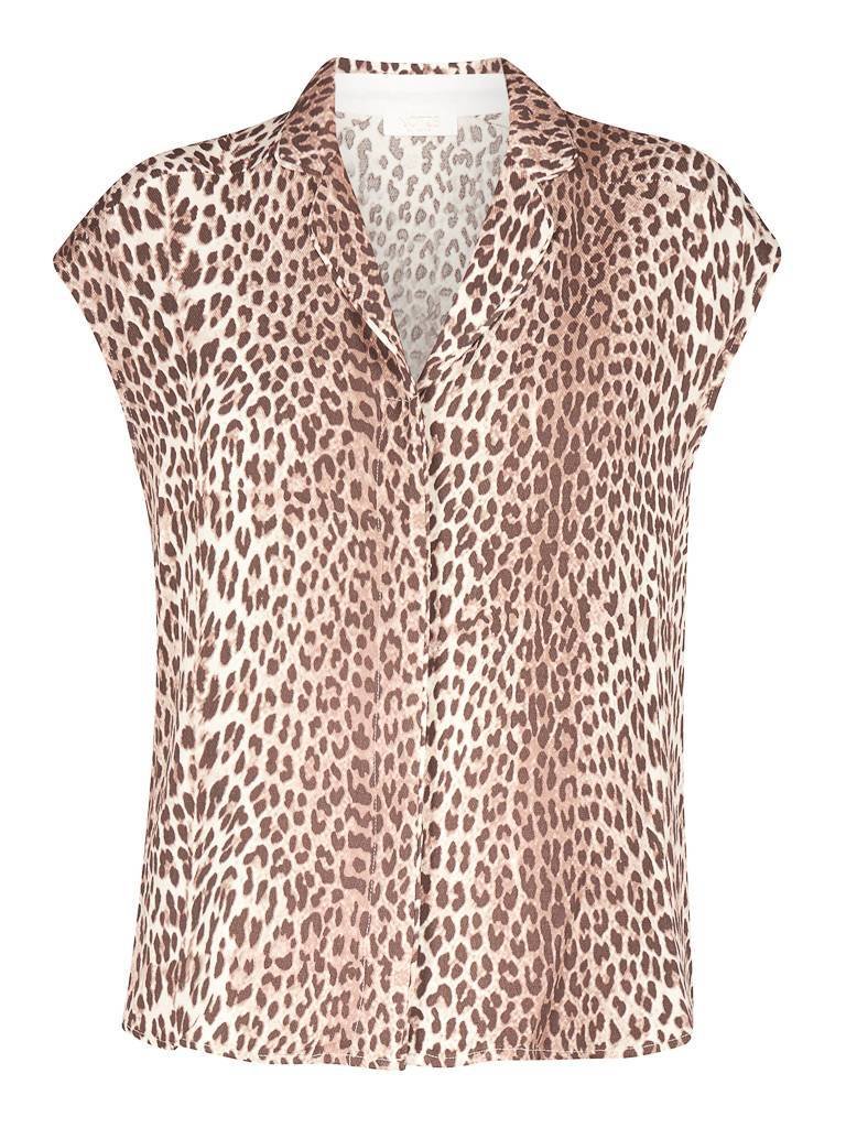 Notes Du Nord Ava Kurzarm Leopard