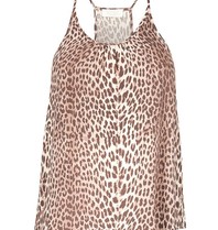 Notes Du Nord Ava Racerback top leopard
