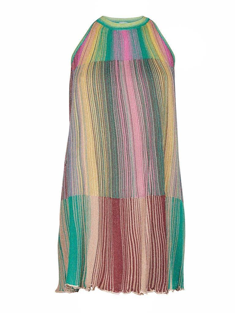 M Missoni Halter glitterjurk multicolor