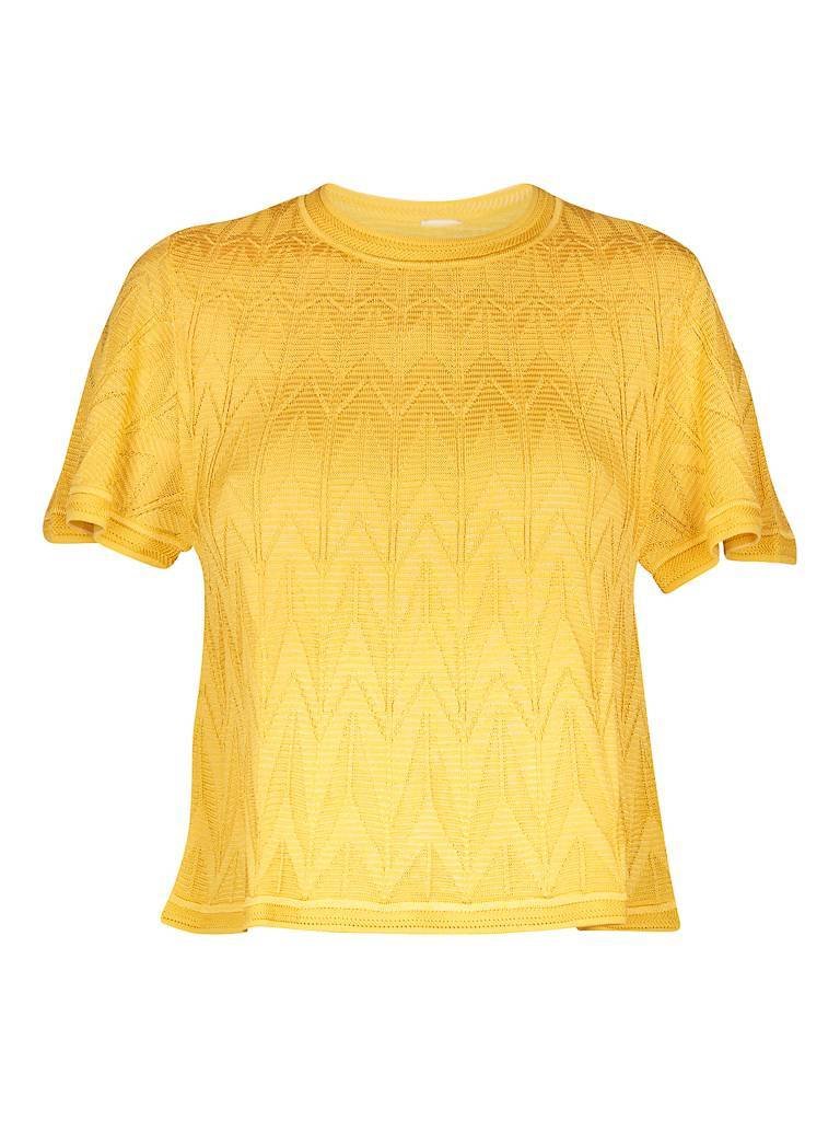 M Missoni Kurzarm gelb