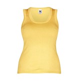 M Missoni Mouwloze glitter top geel