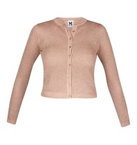 M Missoni Glitter cardigan soft pink