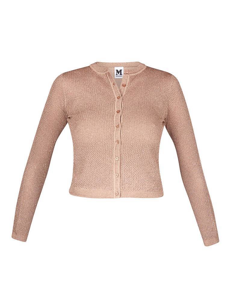 M Missoni Glitter cardigan soft pink