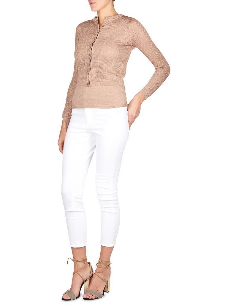 M Missoni Glitzernder Cardigan altrosa