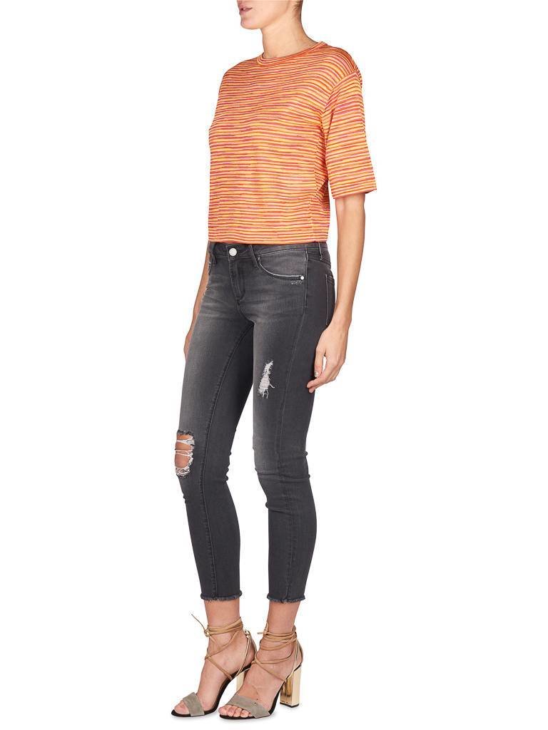 M Missoni Gestreiftes Top orange