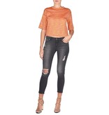 M Missoni Gestreepte top oranje