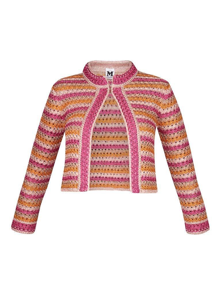 M Missoni Gestreept vest roze