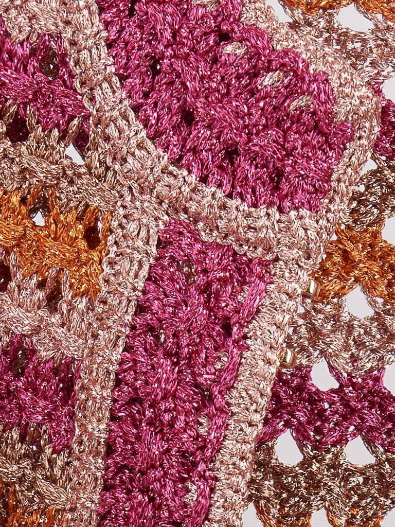 M Missoni Gestreept vest roze