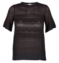 M Missoni Mesh Pullover schwarz