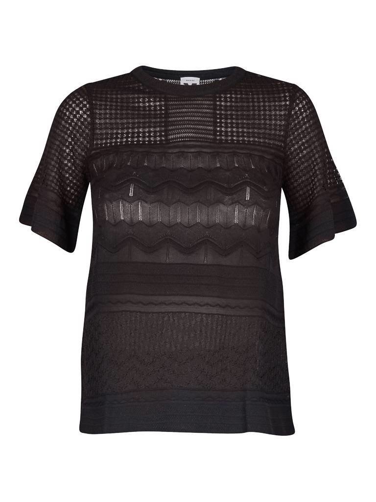 M Missoni Mesh Pullover schwarz