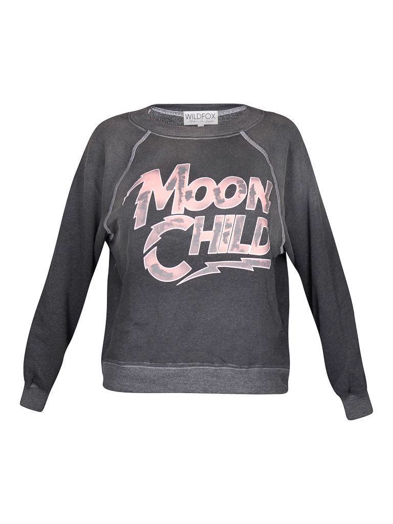 Wildfox Moon child sweater zwart
