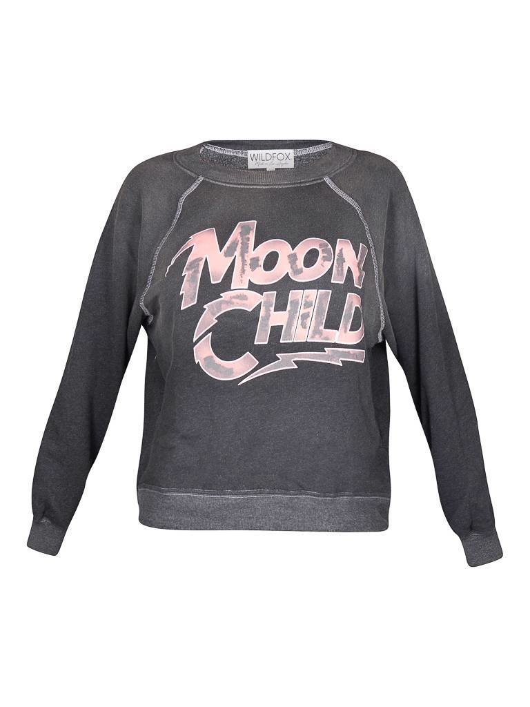 Wildfox Moon child Sweatshirt schwarz