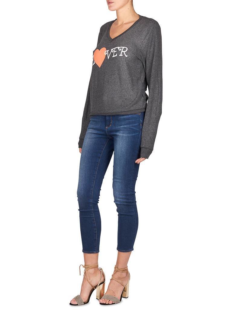 Wildfox Hello lover sweater black