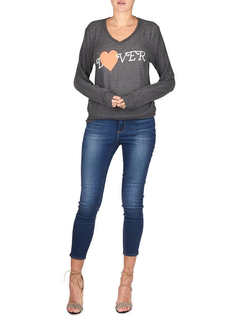Wildfox Hello lover Sweatshirt schwarz
