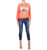 Wildfox Disco heart Sweatshirt rot