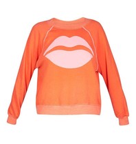 Wildfox First kiss Sweatshirt rot
