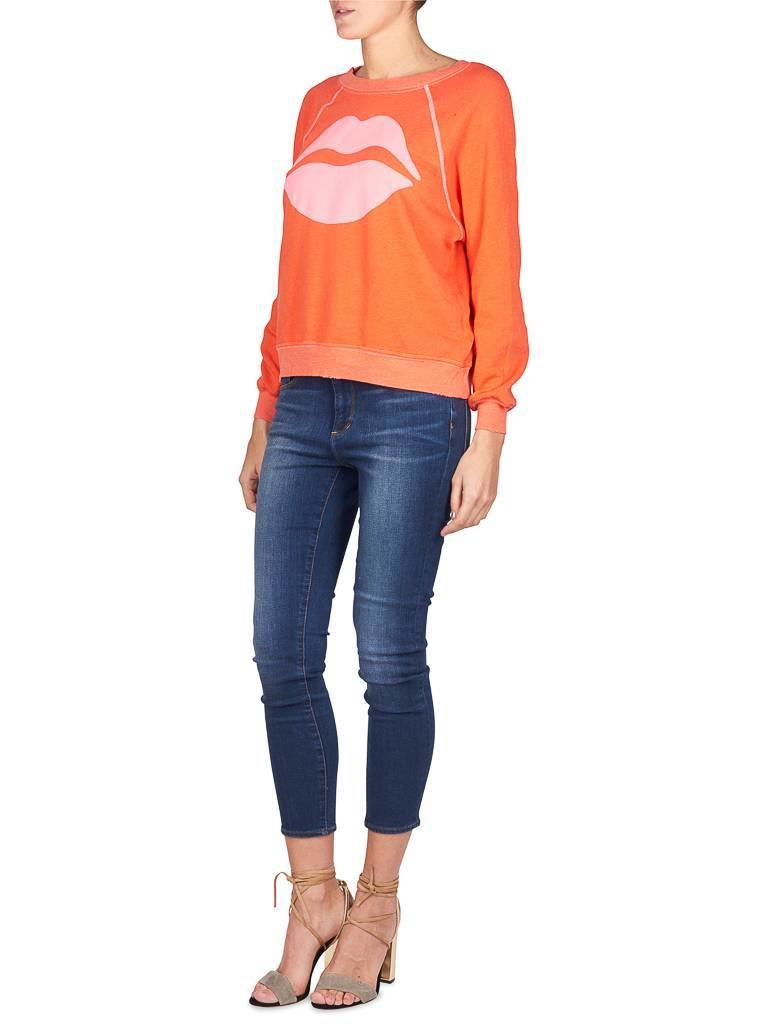 Wildfox First kiss sweater red
