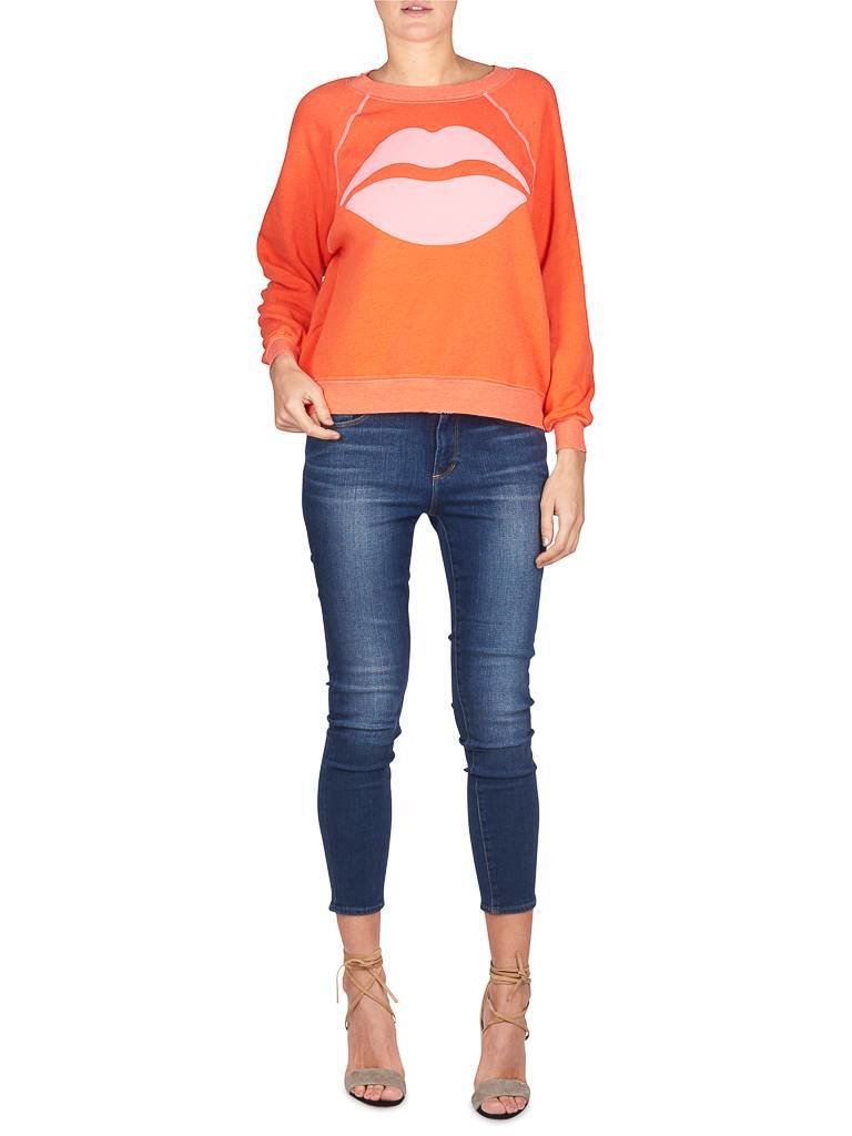 Wildfox First kiss sweater red