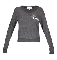 Wildfox NY baby sweater zwart