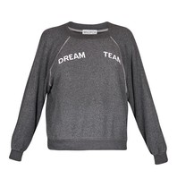 Wildfox Dream team Sweatshirt schwarz