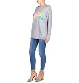 Wildfox Vintage rainbow sweater grijs